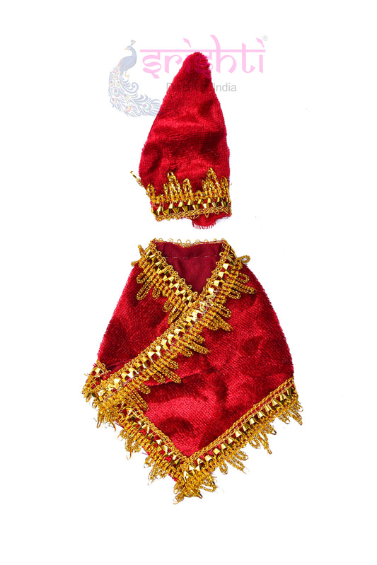 Sai Baba Dress (Brown)-4 Inches