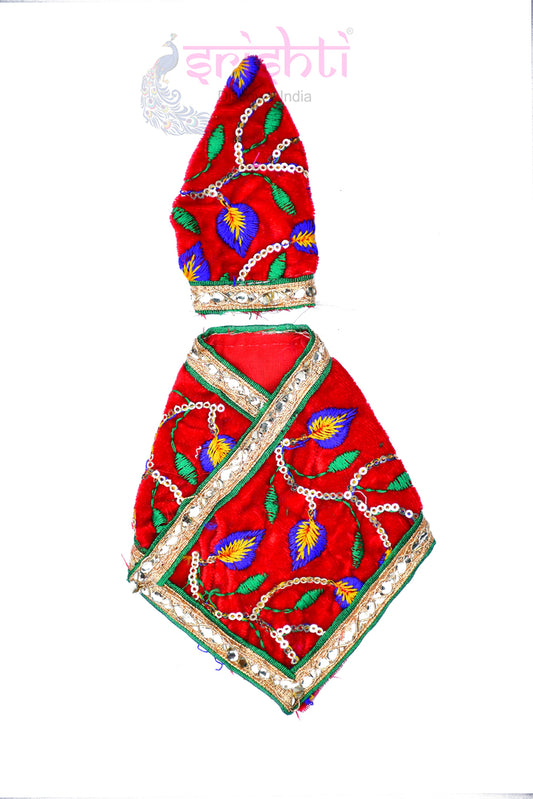 Sai Baba Dress (Red)-6 Inches