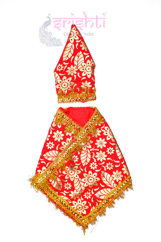Sai Baba Dress (Red)-6.5 Inches
