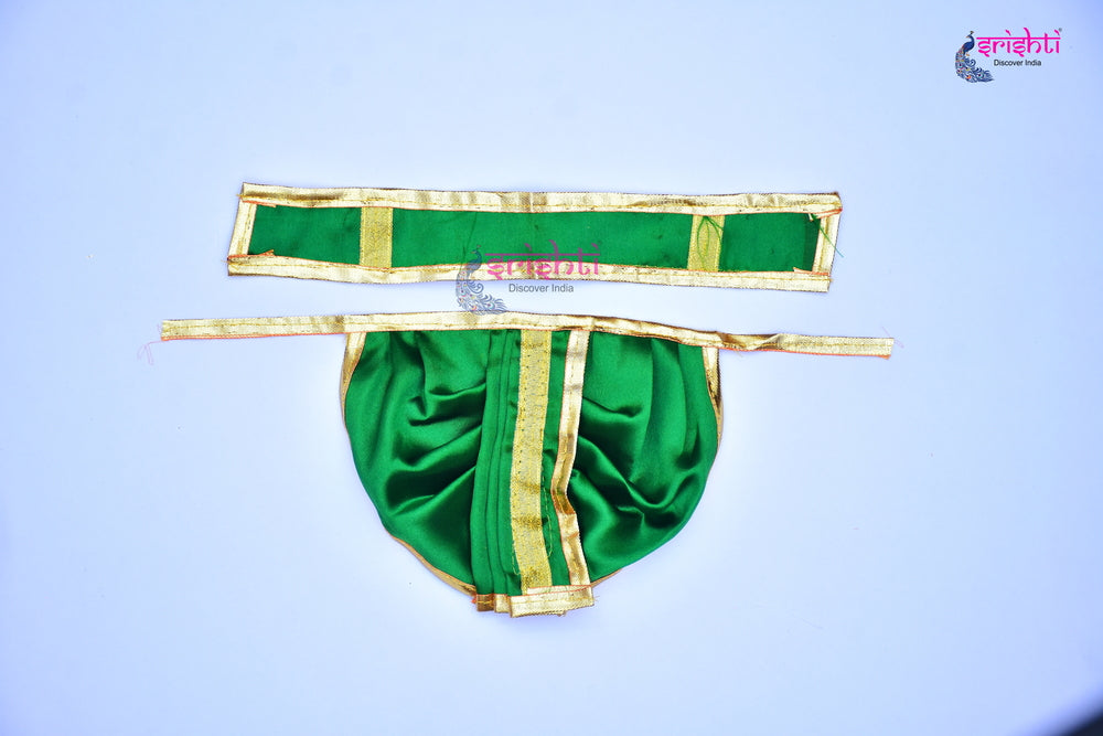 Ganesha Yellow Dhoti with Angavastram-5 Inches