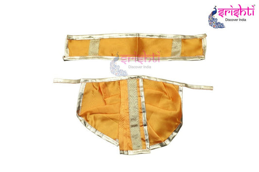 Ganesha Maroon Dhoti with Angavastram-5 Inches