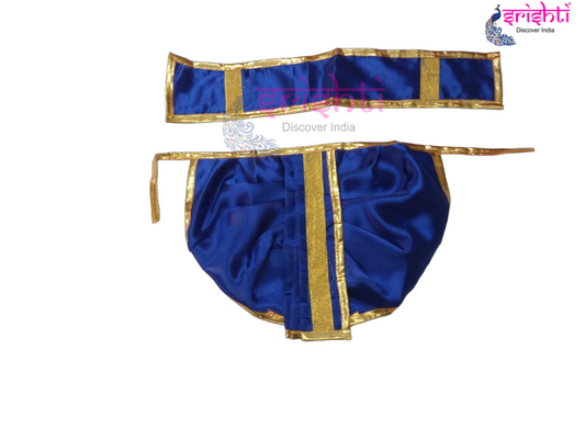 Ganesha Green Dhoti with Angavastram-9 Inches