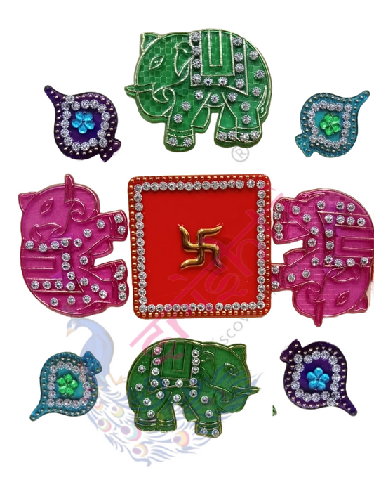 Rangoli Set (Elephant Model)