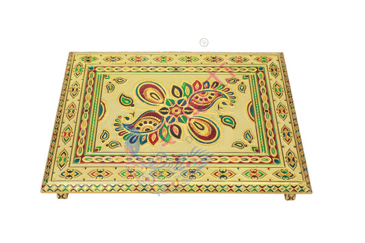Pooja Meenakari Plank-21 X 15 Inches