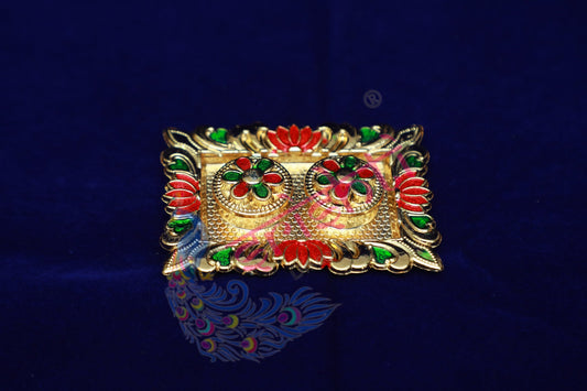 Haldi Kumkum Container Square Model-M01-3.5 Inches