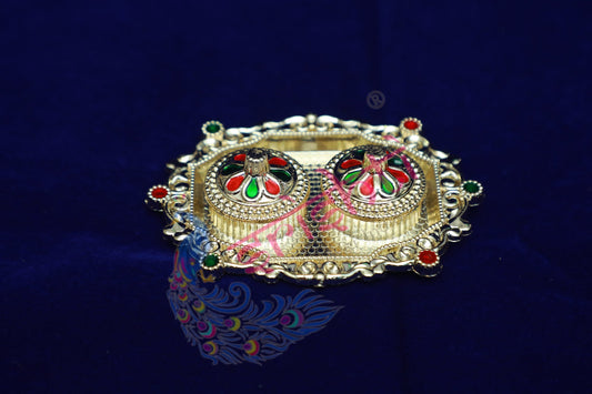 Haldi Kumkum Container Square Model-M02-4.5 Inches