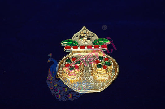 Haldi Kumkum Container Kalash Model-M01-3.5 Inches