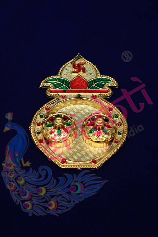 Haldi Kumkum Container Kalash Model-M03-5 Inches