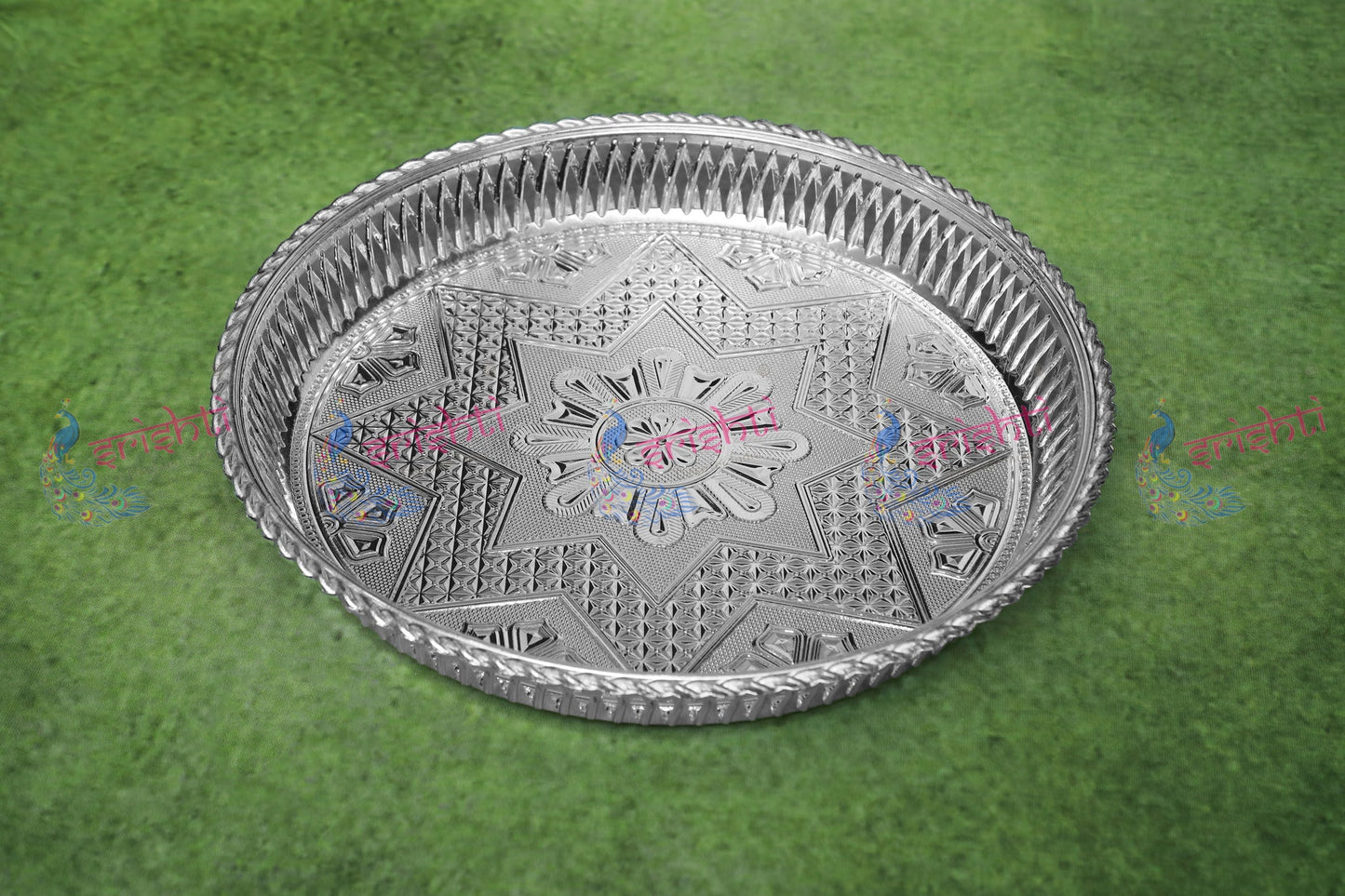Fruit Tray-T33 (Silver Color)- 11 Inches