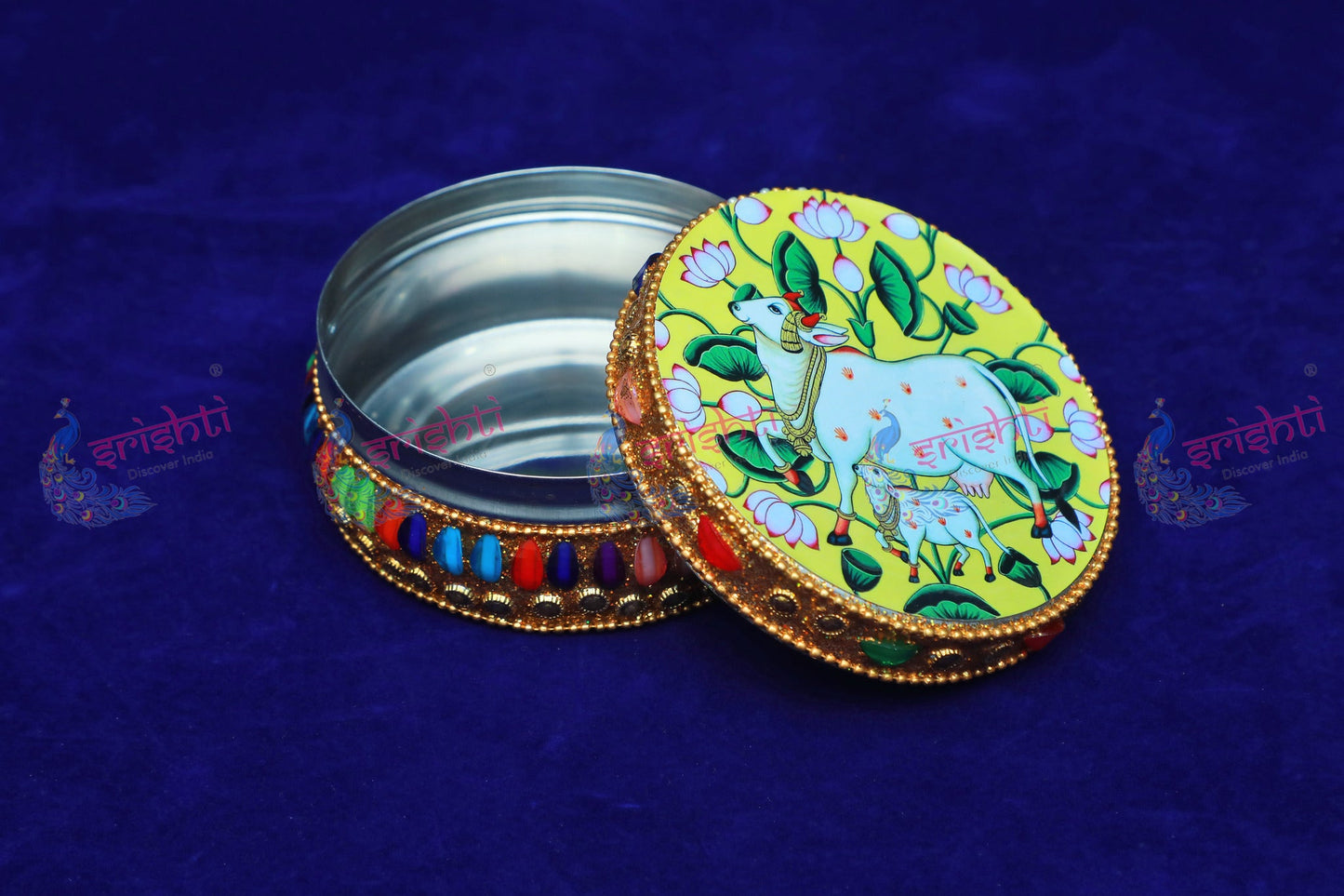 Designer Kumkum Container (Pack Of 4)