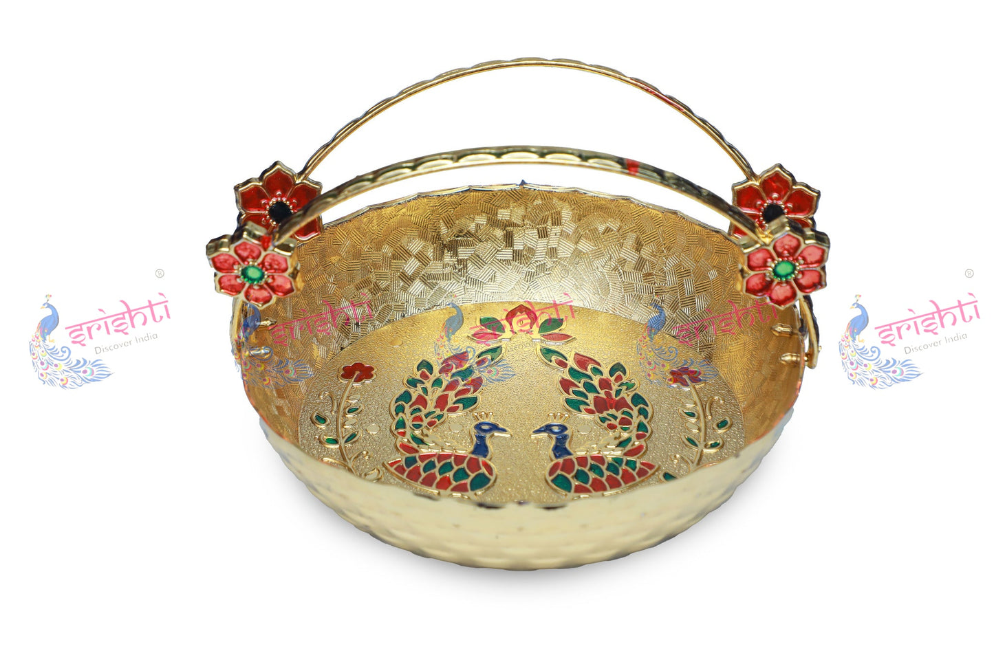 Haldi Kumkum Container Basket Model- 5.5 Inches