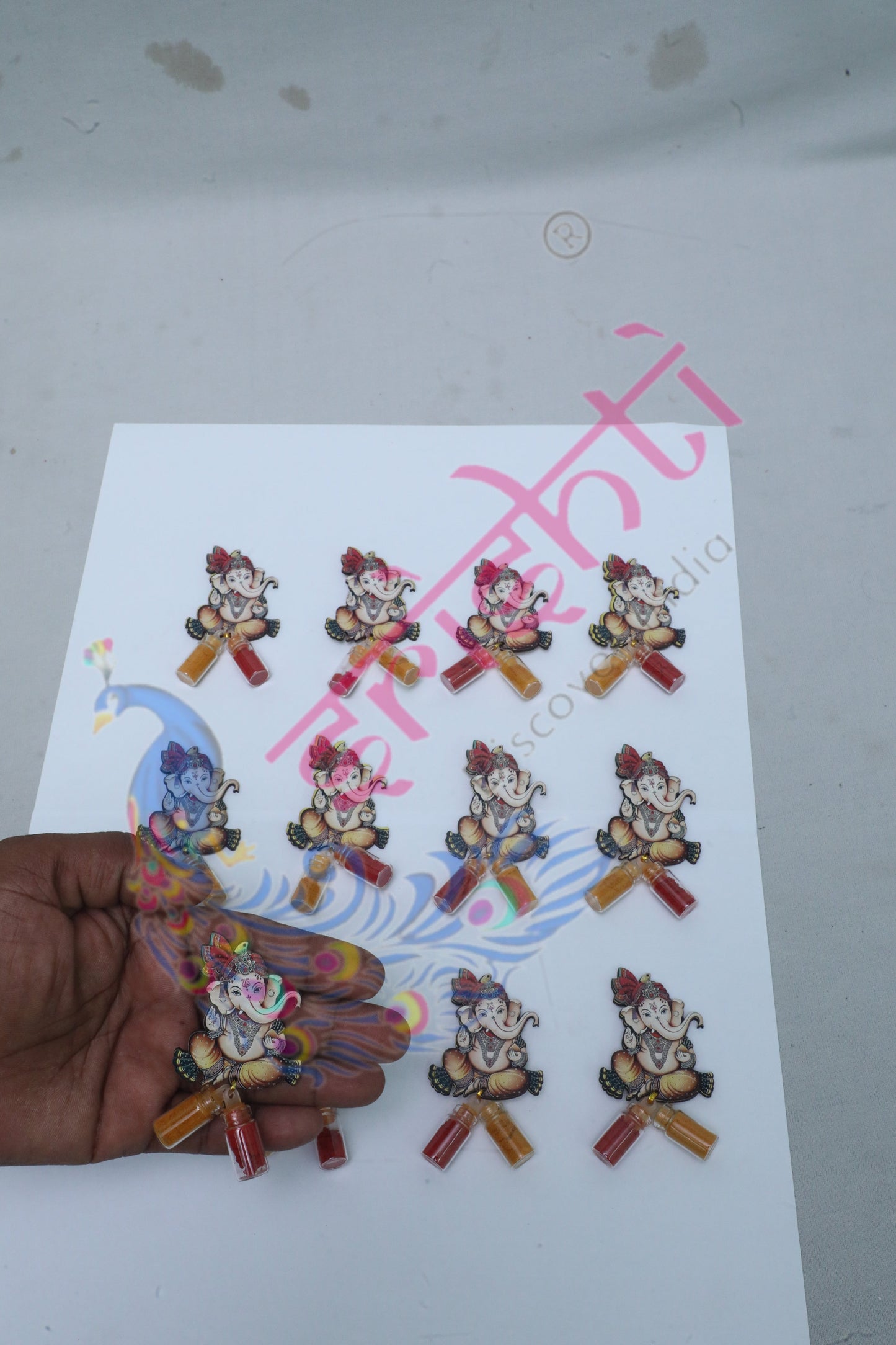 Ganesha with Haldi Kumkum-3 Inches-M01