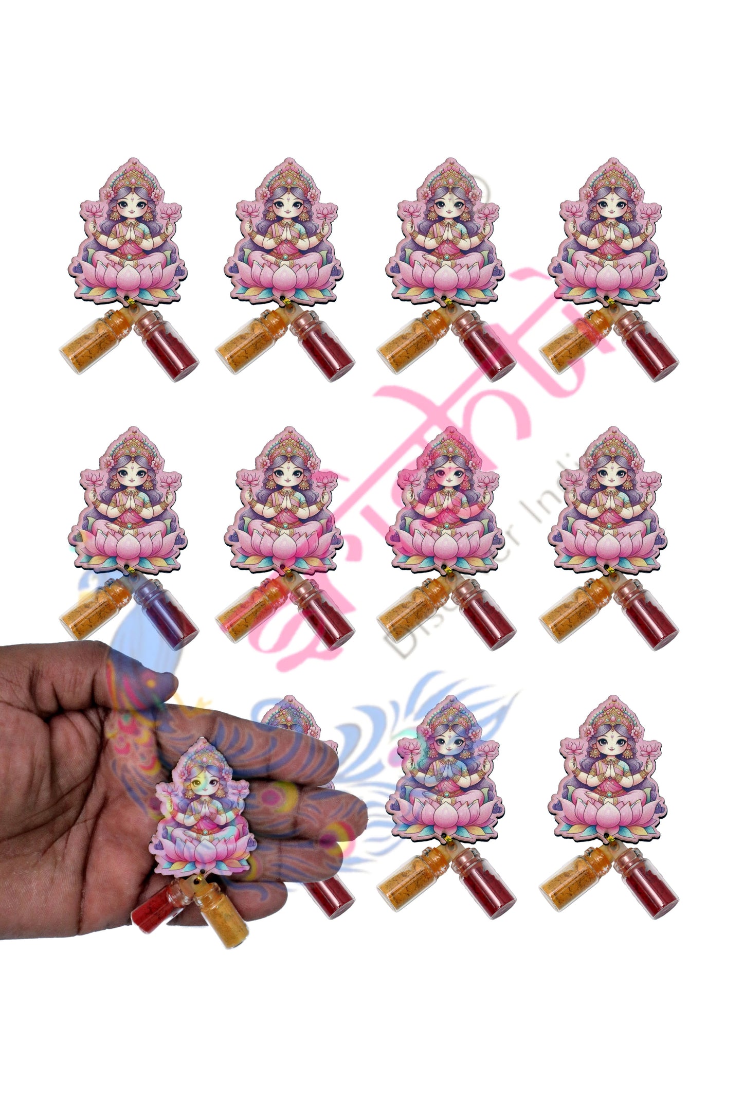 Lakshmi with Haldi Kumkum-3 Inches