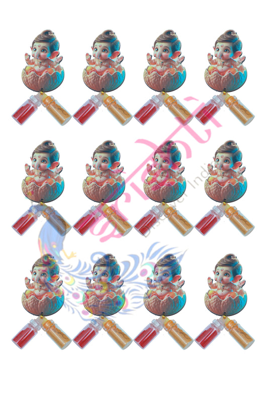 Baby Ganesha with Haldi Kumkum-3 Inches