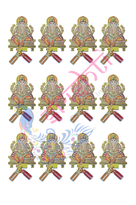 Ganesha with Haldi Kumkum-3 Inches