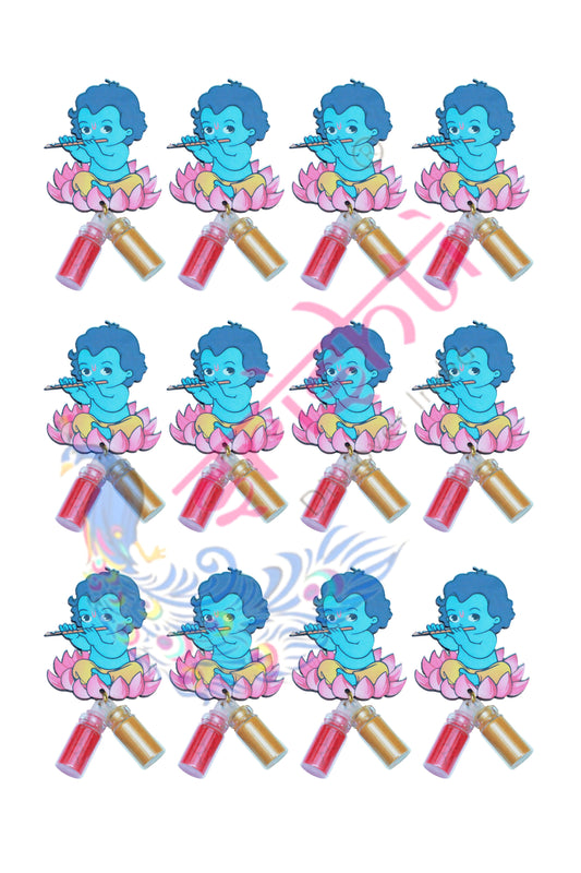 Baby Krishna with Haldi Kumkum-3 Inches