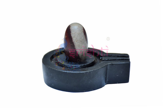 Stone Shiv Ling with Base-2 Inches