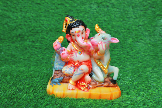 Cow Ganesha-8 Inches
