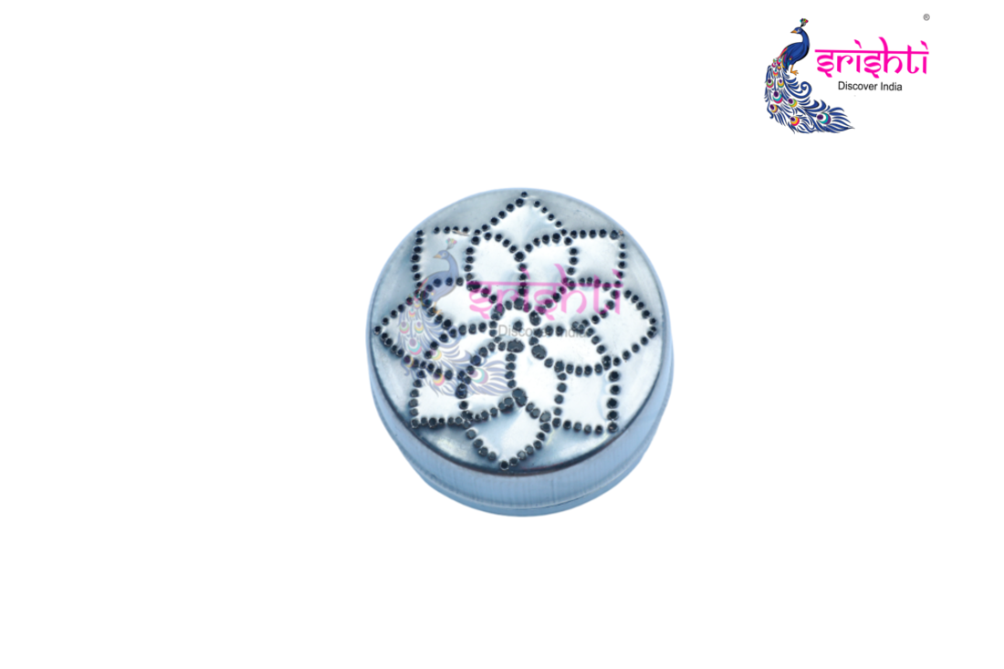 Stainless Steel Rangoli Stencil Box-M01