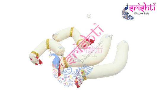 Varalakshmi Goddess Hands and Legs Of Decoration set (White)