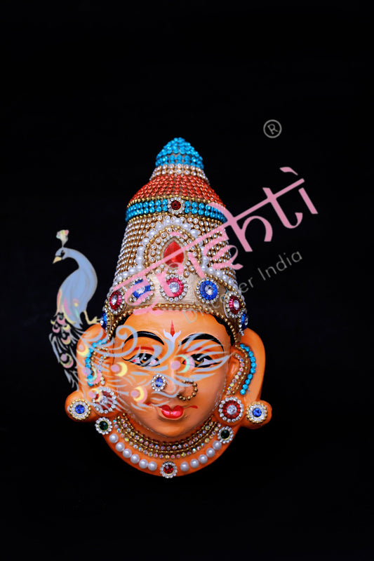 Thayar Face with Stone Work-7.5 Inches