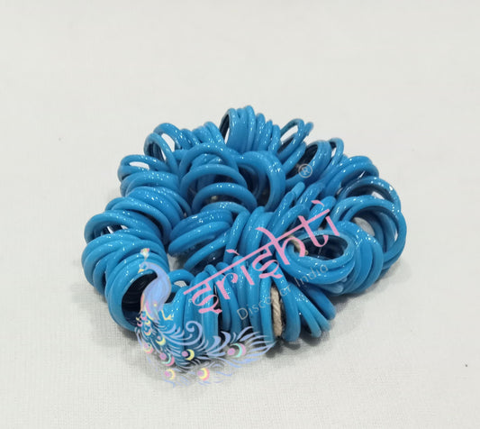 Lite Blue Small Bangles for Lakshmi Pooja (Pack of 108)