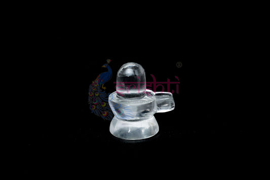 Pure Crystal Sphatik Shiva Ling / Shivalingam-CW23