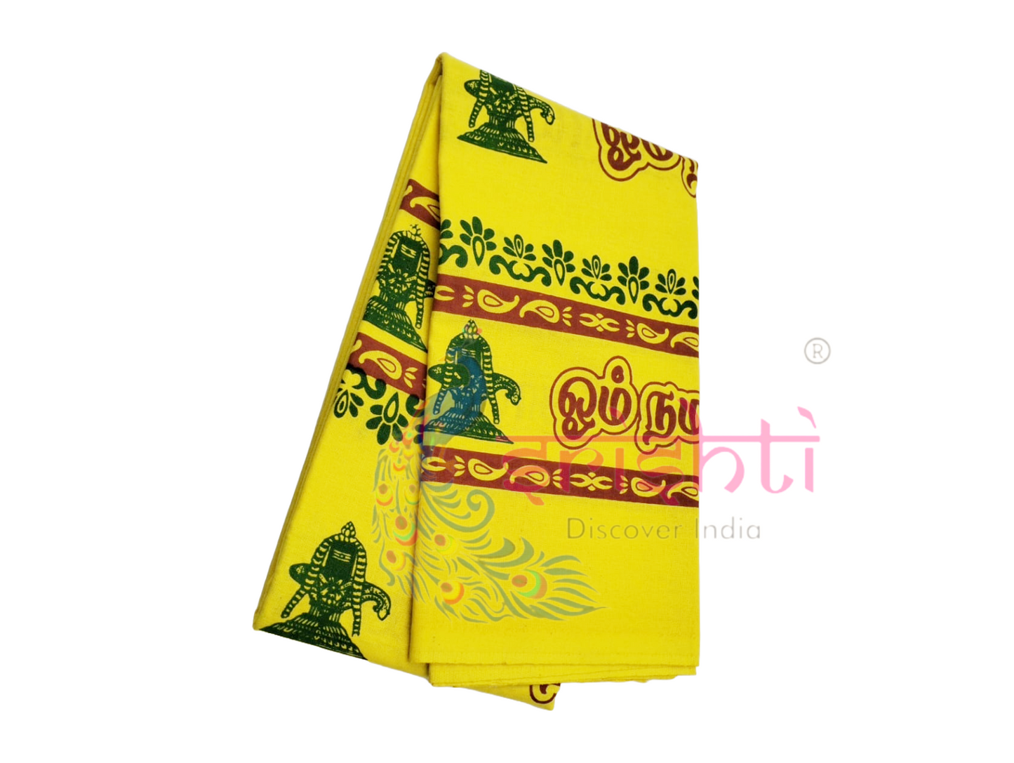 Om Namah shivaya cotton Angavastram / Shawl