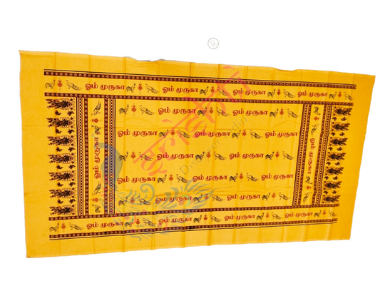 Om Muruga cotton Angavastram / Shawl-M01