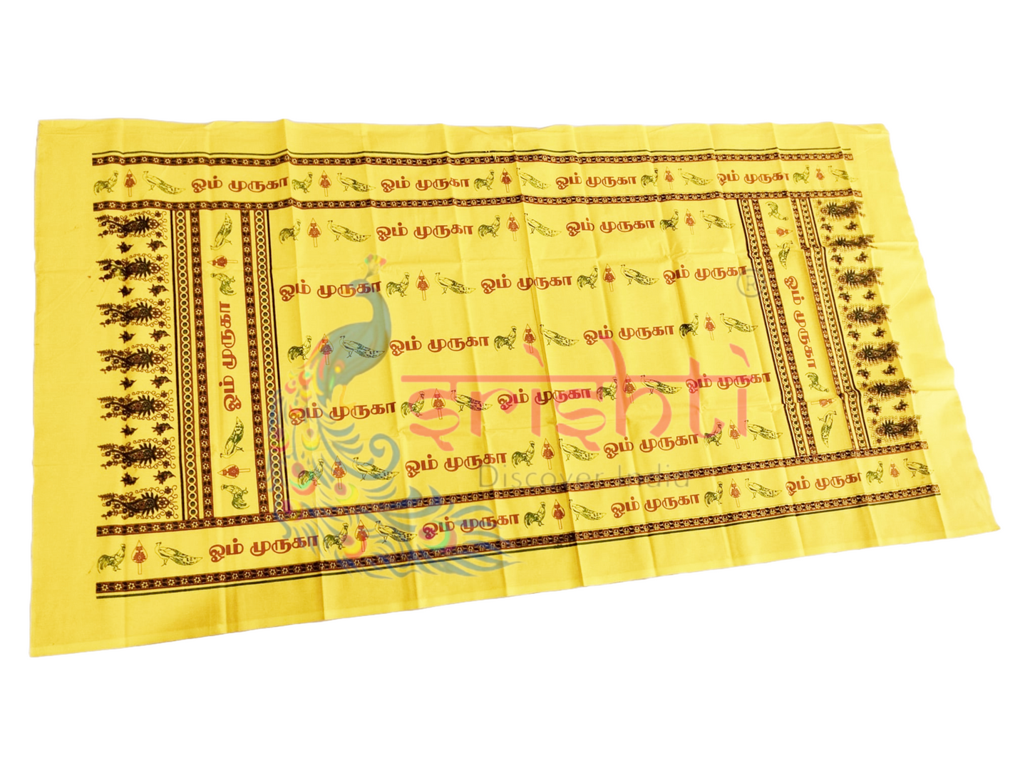 Om Muruga cotton Angavastram / Shawl