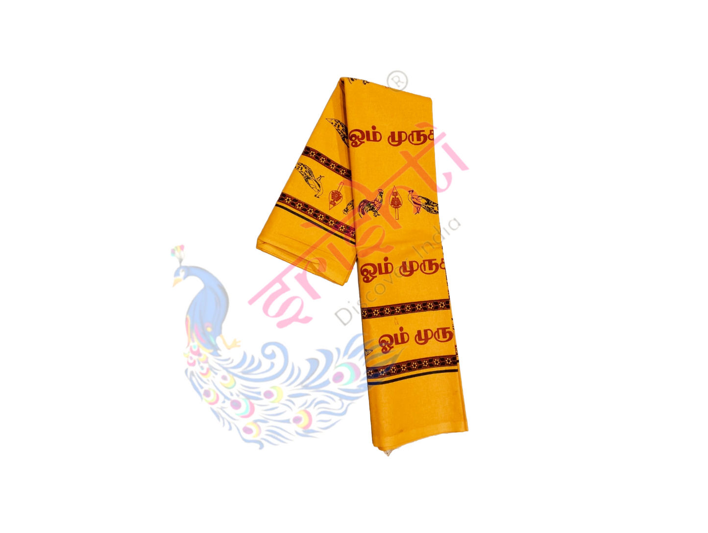 Om Muruga cotton Angavastram / Shawl-M01