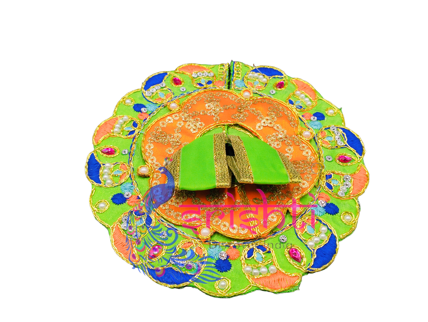Laddu Krishna Dress-6 Inches - Assorted Colour