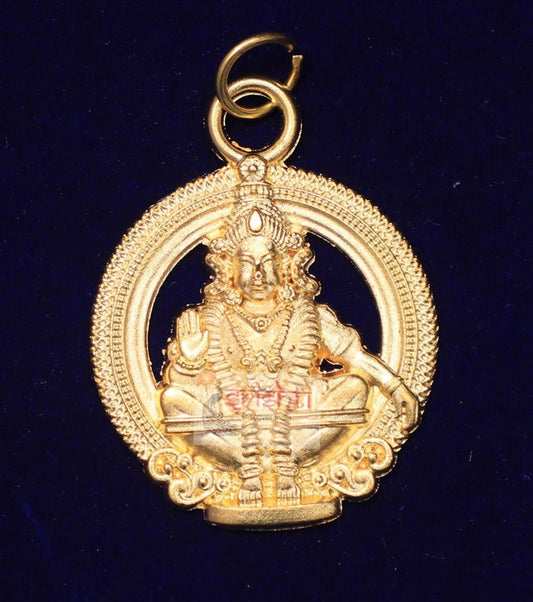 Brass Ayyappa Pendant-M03
