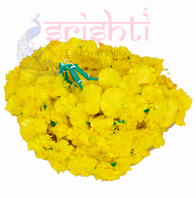 Artificial Door Garland yellow