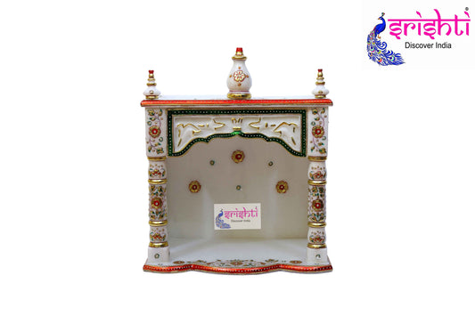 Pure Marble Pooja Mandhir 17 Inches-M02