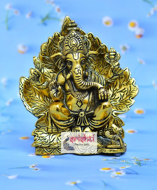 Leaf Ganesha-7 Inches