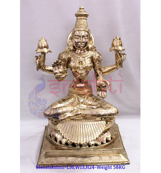 Lakshmi Bronze Idol
