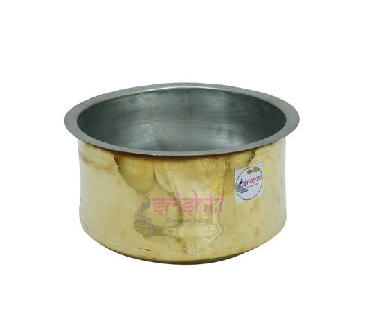 Brass Milk Vessel/ Patila - 1 Litre
