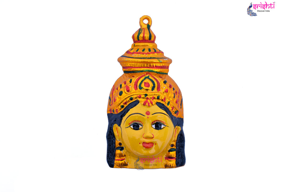 Varalakshmi Amman Yellow Face-8 Inches