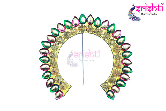 Varalakshmi Goddess Decorative Leaf Crown Assorted -M01