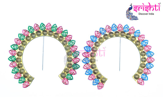 Varalakshmi Goddess Amman Decorative Leaf Crown Assorted -M02