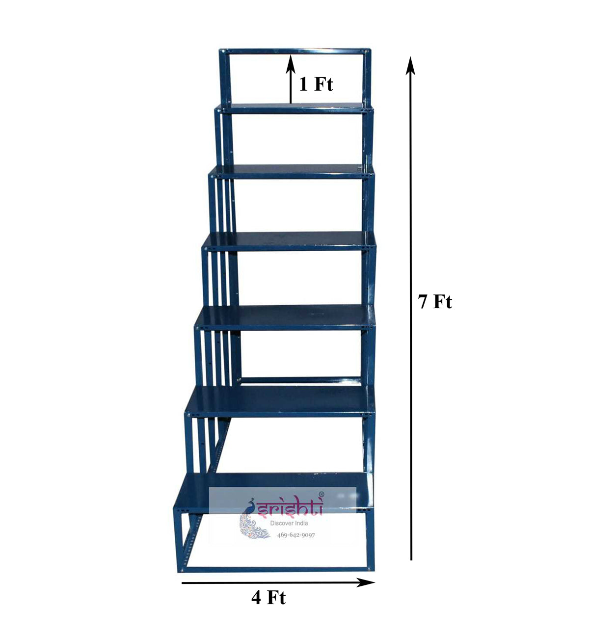 7 Steps Steel Golu Padi / Shelf