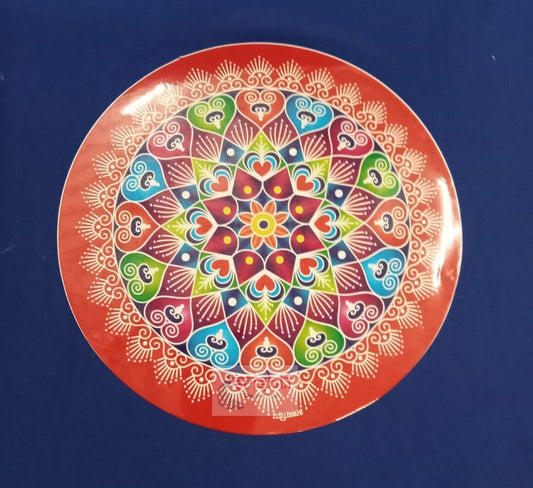 Rangoli Sticker-M12-9.5 Inches