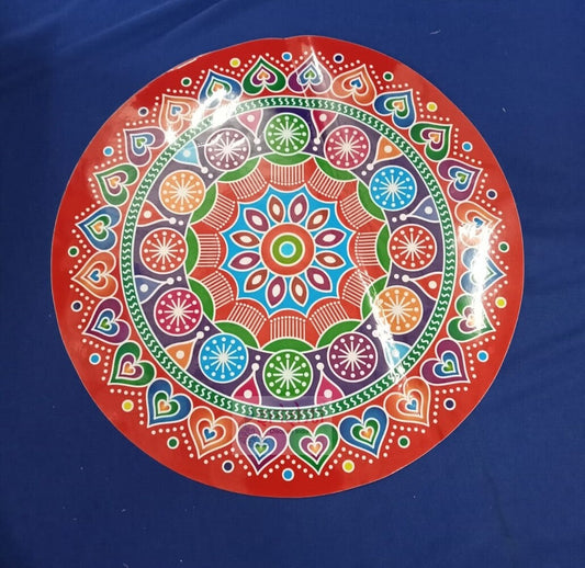 Rangoli Sticker-M14-9.5 Inches