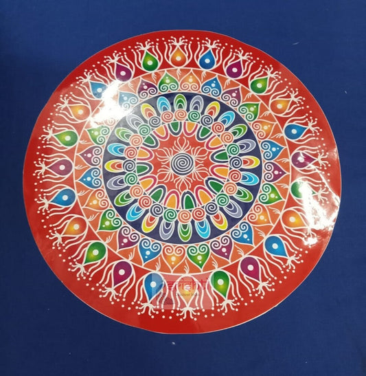 Rangoli Sticker-M15-9.5 Inches