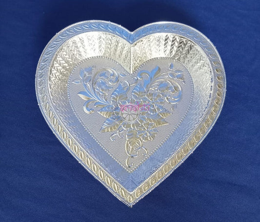 Plastic Tray Silver(Colour)7.5 Inches