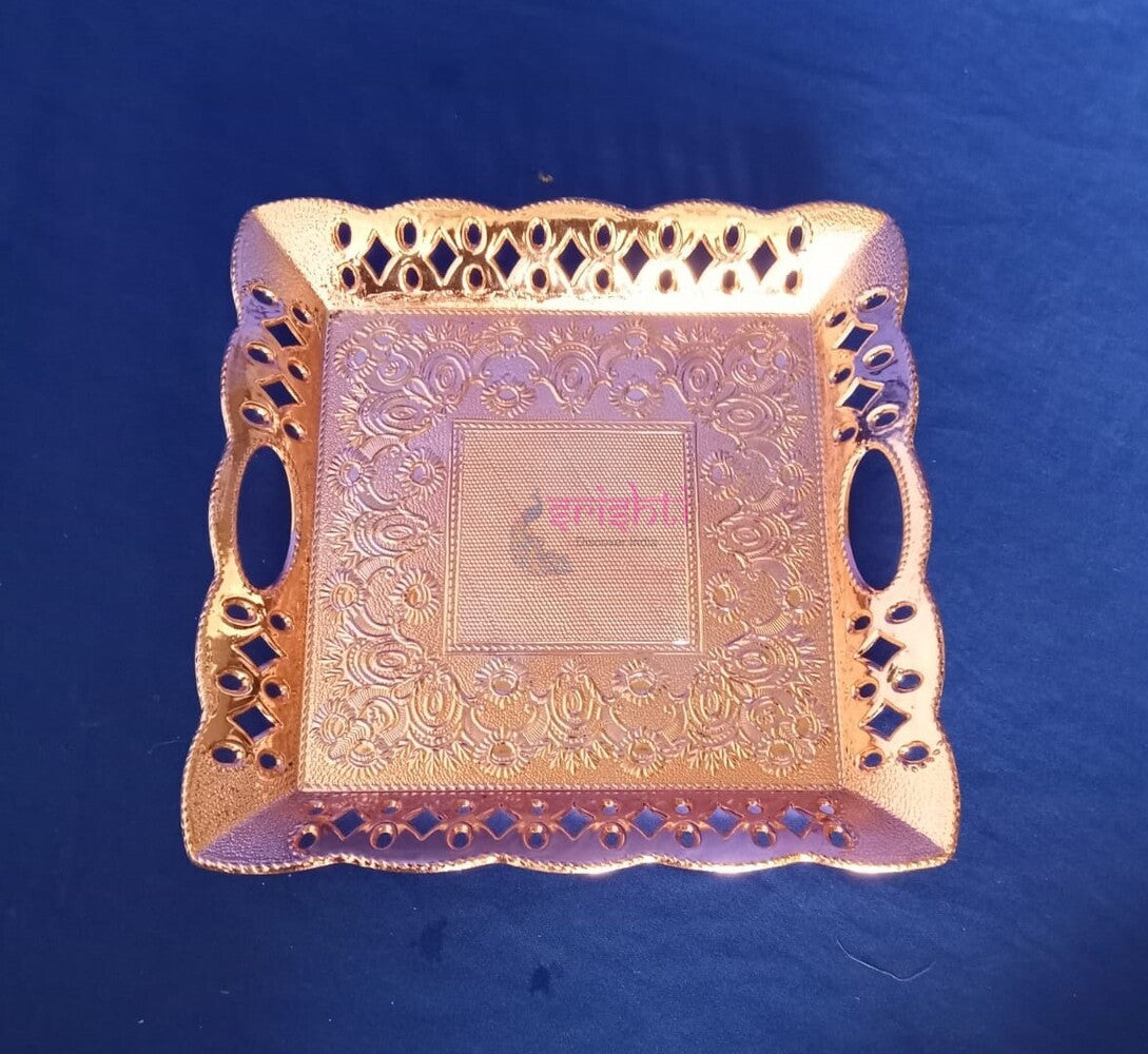 Plastic Tray Copper(Colour)10 Inches