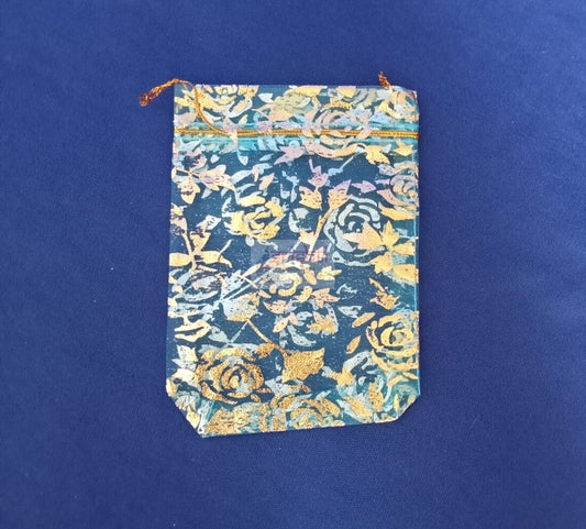 Return Gift Potli Bag (Blue) (Pack of 5)