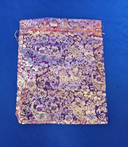 Return Gift Potli Bag (Red) -m02 (Pack of 5)