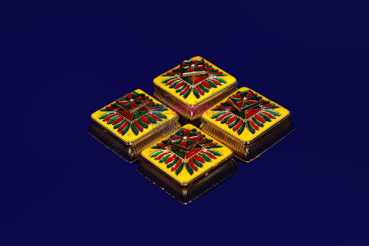 Designer Kumkum Container (Pack Of 4)